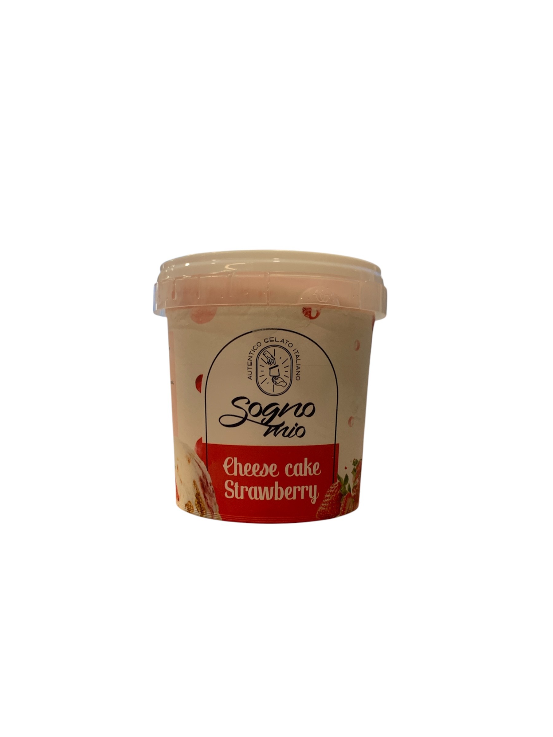 Παγωτο Cheesecake Strawberry140gr Sogno Mio